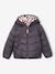 Doudoune fille légère réversible anthracite+rose pâle - vertbaudet enfant 