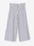 Wide striped knitted leggings striped blue+striped red - vertbaudet enfant 