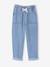 Paperbag denim trouser light blue+medium blue - vertbaudet enfant 