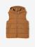 Lightweight Hooded Waistcoat for Boys pecan nut - vertbaudet enfant 