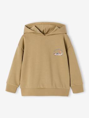 Sweat à capuche garçon coton - vertbaudet enfant Garçon-Pull, gilet, sweat-Sweat-Sweat à capuche garçon coton