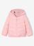Reversible Lightweight Jacket for Girls anthracite+pale pink - vertbaudet enfant 