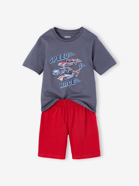 Pack of 2 long-sleeved boys' pyjamas anthracite - vertbaudet enfant 