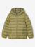 Light Padded Jacket with Hood for Boys black+emerald green+hazel+medium blue+navy blue+olive+pecan nut+red - vertbaudet enfant 