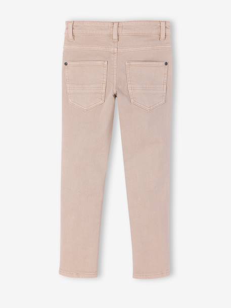 Slim garçon couleur morphologique FIN argile+beige+bleu nuit+noir+tomette+vert émeraude - vertbaudet enfant 