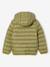Doudoune garçon légère à capuche bleu moyen+marine+noir+noisette+noix de pécan+olive+rouge+vert émeraude - vertbaudet enfant 