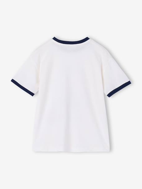 Boys' short-sleeved t-shirt ecru - vertbaudet enfant 