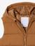 Lightweight Hooded Waistcoat for Boys pecan nut - vertbaudet enfant 