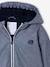 Coupe-vent garçon capuche zippé bleu chambray - vertbaudet enfant 