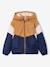 Sherpa-lined boy's windcheater pecan nut - vertbaudet enfant 