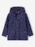 Printed hooded raincoat for girls grey green+multicoloured+navy blue+vanilla - vertbaudet enfant 
