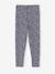 Lot de 2 leggings fille Basics indigo+kaki+marron imprimé+vert sauge - vertbaudet enfant 
