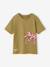Short-sleeved tiger t-shirt olive - vertbaudet enfant 
