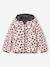 Doudoune fille légère réversible anthracite+rose pâle - vertbaudet enfant 