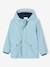 Hooded rain coat with multiple pockets aqua green - vertbaudet enfant 
