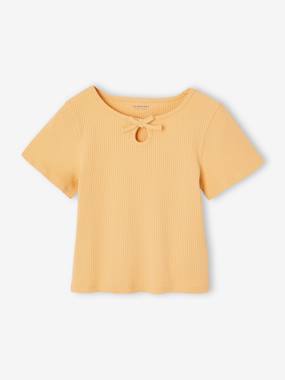 T shirt fille noeud fantaisie - vertbaudet enfant Fille-T shirt fille noeud fantaisie