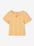 T shirt fille noeud fantaisie jaune+rayé bleu - vertbaudet enfant 