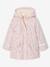 Raincoat with Sherpa Lining for Girls anthracite+indigo+multicoloured+pale pink - vertbaudet enfant 