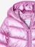 Lightweight hooded puffer jacket with a shimmer effect for girls gold+rose - vertbaudet enfant 