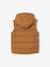 Lightweight Hooded Waistcoat for Boys pecan nut - vertbaudet enfant 