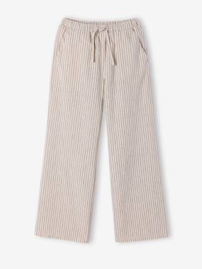 Fille-Pantalon large fille fluide