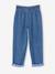 Paperbag denim trouser light blue+medium blue - vertbaudet enfant 