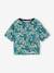T-shirt manches courtes tropical à nœud marine+rose pâle - vertbaudet enfant 
