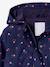 Printed hooded raincoat for girls grey green+multicoloured+navy blue+vanilla - vertbaudet enfant 