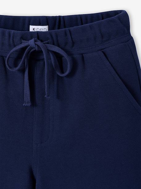 Cotton bermuda shorts for boys navy blue - vertbaudet enfant 