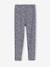 Pack of 2 Basics Leggings for Girls indigo+khaki+printed brown+sage green - vertbaudet enfant 