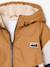 Sherpa-lined boy's windcheater pecan nut - vertbaudet enfant 