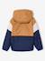 Sherpa-lined boy's windcheater pecan nut - vertbaudet enfant 