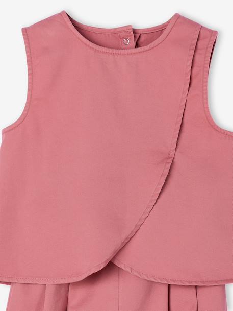 Set of bermuda shorts and crossover top old rose - vertbaudet enfant 