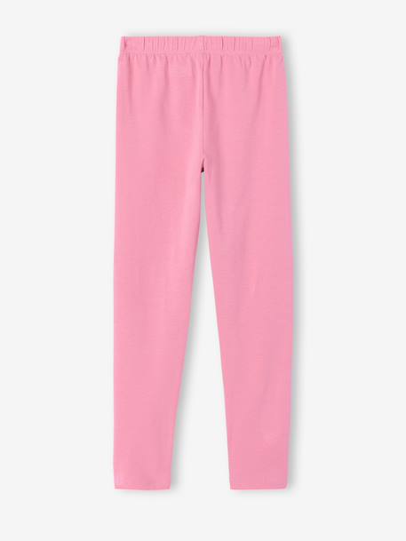 Lot de 2 leggings fille Basics anthracite+écru+gris chiné+noir+lot gris anthracite + bleu mar - vertbaudet enfant 