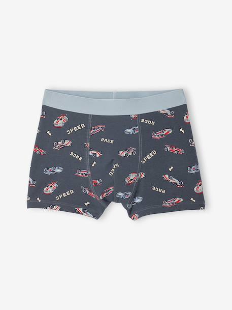 Pack of 5 F1 car boxers anthracite - vertbaudet enfant 