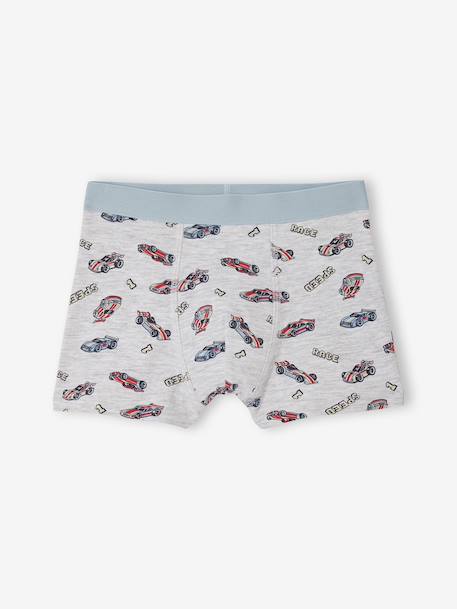 Pack of 5 F1 car boxers anthracite - vertbaudet enfant 