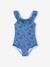 Girl's one-piece swimsuit blue - vertbaudet enfant 