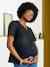 Broderie Anglaise Maternity and Nursing Blouse black+khaki - vertbaudet enfant 