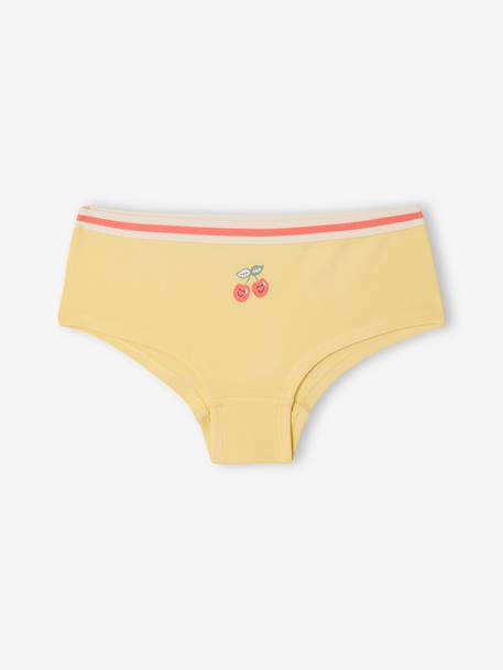 Pack of 5 fruit briefs ecru - vertbaudet enfant 