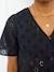 Broderie Anglaise Maternity and Nursing Blouse black+khaki - vertbaudet enfant 