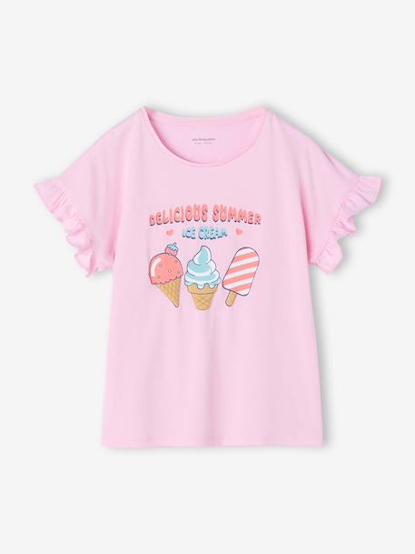 Pack of 2 girls' short-sleeved pyjamas rose - vertbaudet enfant 