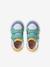 Synthetic trainers with touch 'n' close fastening for babies printed beige+set blue - vertbaudet enfant 