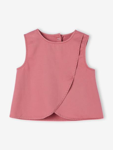Set of bermuda shorts and crossover top old rose - vertbaudet enfant 