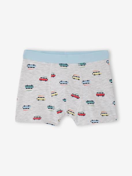 Pack of 5 Van boxers aqua green - vertbaudet enfant 