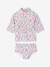 Girls' UV Protection two-piece swimsuit nude pink - vertbaudet enfant 