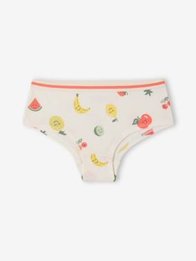 Fille-Lot 5 shorties fruits 