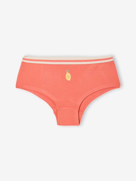 Pack of 5 fruit briefs ecru - vertbaudet enfant 