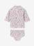 Girls' UV Protection two-piece swimsuit nude pink - vertbaudet enfant 