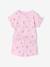 Pack of 2 girls' short-sleeved pyjamas rose - vertbaudet enfant 