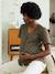 Broderie Anglaise Maternity and Nursing Blouse black+khaki - vertbaudet enfant 